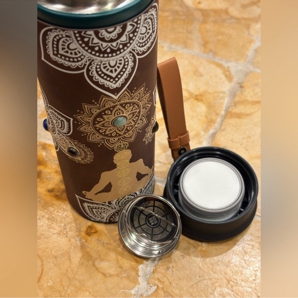 NEW Stainless Steel Water Bottle Beautiful Soul Live life to the fullest Chakras - Picture 5 of 8